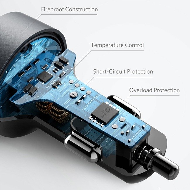 Anker PowerDrive PD 2 33W Car Charger 4