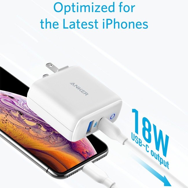 Anker PowerPort PD 2 Dual Port High Speed Wall Charger