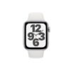 Apple Watch SE 44MM Silver Aluminum GPS White Sport Band 1 Apple Watch SE 44MM Silver Aluminum GPS White Sport Band 1