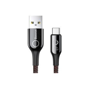 Baseus C Shaped Light Intelligent Power off Type C Cable 1