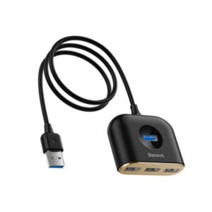 Baseus CAHUB AY01 Square Round 4 in 1 USB HUB Adapter 02