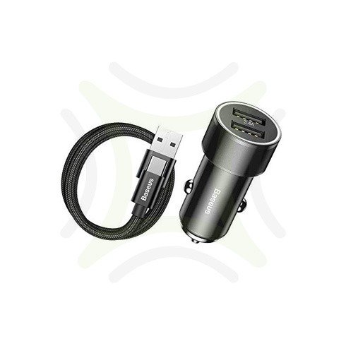 Baseus Car Charger Type C Micro Lightning2