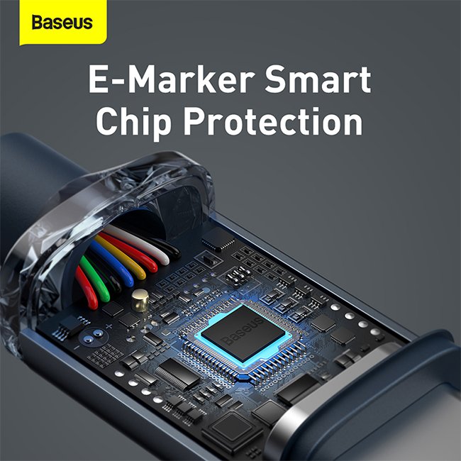 Baseus Crystal Series 100W Fast Charging Type C to Type C Cable 1
