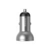 Baseus Digital Display Dual USB 24W 4.8A Car Charger 2