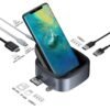 Baseus Mate Docking Type C Mobile Phone Intelligent HUB Expanded Socket 1 Baseus Mate Docking Type C Mobile Phone Intelligent HUB Expanded Socket 1