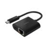 Belkin USB C to Ethernet Charge Adapter 1 Belkin USB C to Ethernet Charge Adapter 1