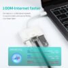Coteetci 33014 USB C to USB C RJ45 Ethernet USB Adapter 1