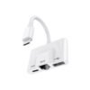 Coteetci 33014 USB C to USB C RJ45 Ethernet USB Adapter