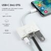 Coteetci 33014 USB C to USB C RJ45 Ethernet USB Adapter 5