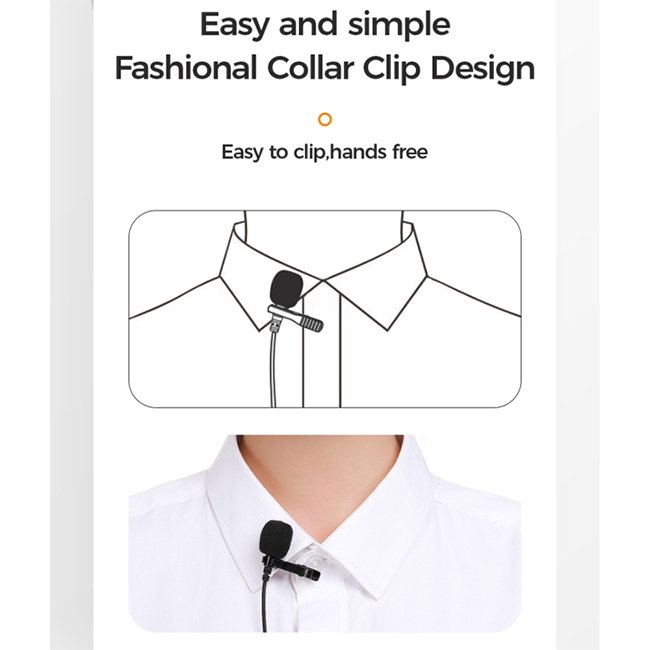 Joyroom JR LM1 Lavalier Microphone 5