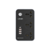LDNIO SC3412 3 Power Socket 20W USB C PD 3 USB QC3.0 Extension Power Cord