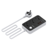LDNIO SC3412 3 Power Socket 20W USB C PD 3 USB QC3.0 Extension Power Cord 3