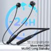 Lenovo QE08 Wireless Magnetic Neck Earphones 2 1