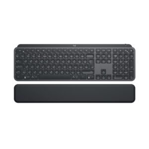 Logitech MX Keys Illuminated Wireless Keyboard with Palm Rest