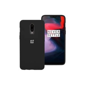 OnePlus 6t Black Silicone Case