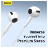 Baseus Encok H17 3.5mm Wired Earphones 2