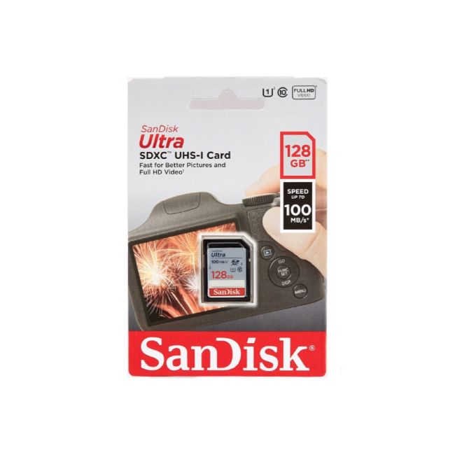 SanDisk Extreme Ultra SDXC 128GB UHS I Memory Card 1