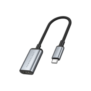 Powerology Braided Type C to 4K HDMI Hub Adapter