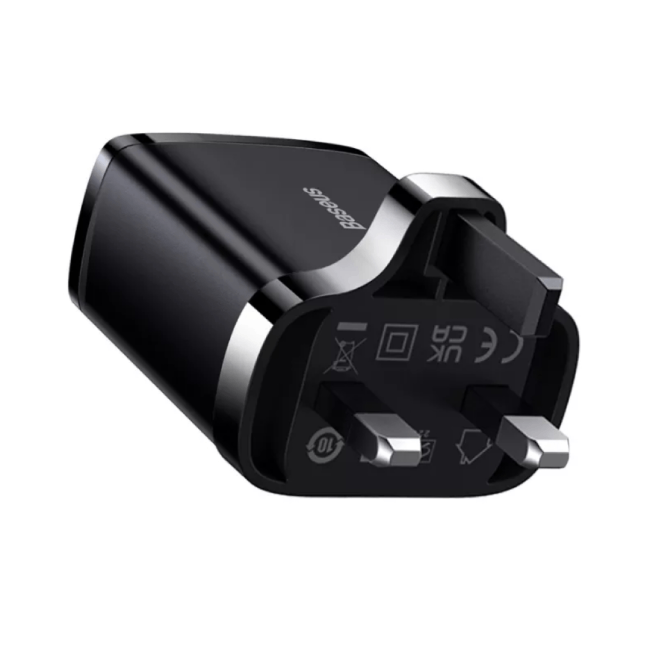 Baseus Compact UK 2UC 30W Fast Charger 2