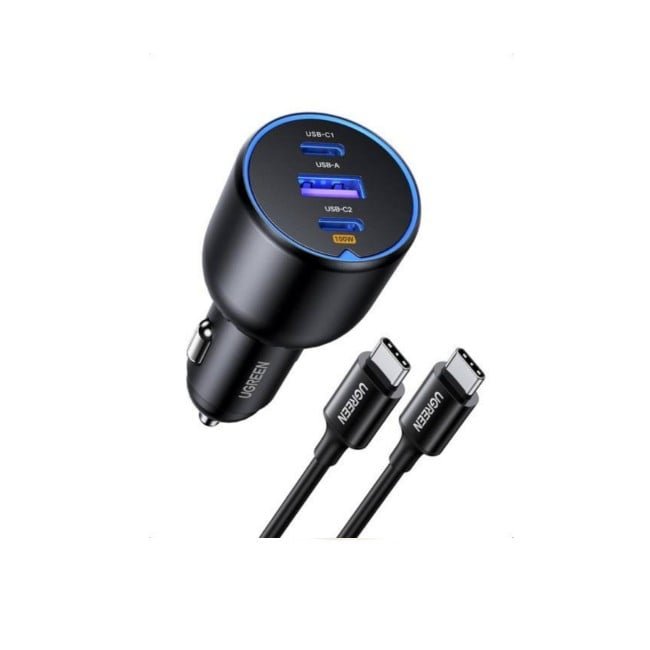 UGREEN 55511 130W 3 Port Fast Car Charger with 100W Cable.jpg